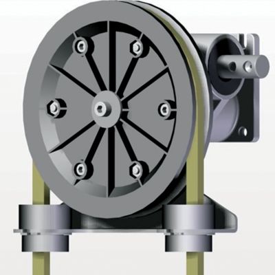 Lateral opening handle - Manual adapter with chain